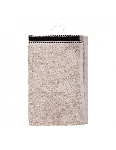 Serviette de bain premium couleur lin 30x50cm