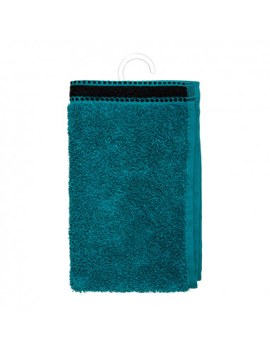 Serviette de bain premium couleur vert pétrole 30x50cm