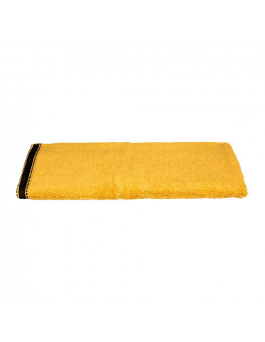 Serviette de bain premium couleur moutarde 50x90cm