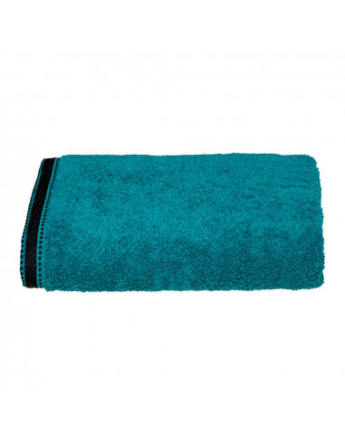 Serviette de bain premium couleur vert pétrole 70x130cm