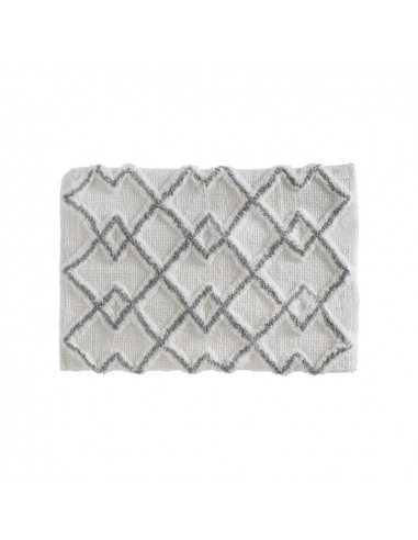 Tapis de bain ethnique gris 50x75cm