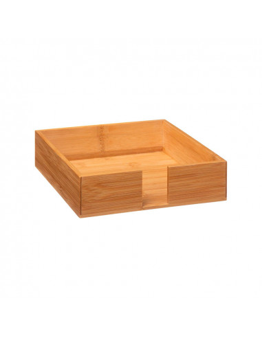 Porte-serviettes bambou 20,5x20,5x5,5cm