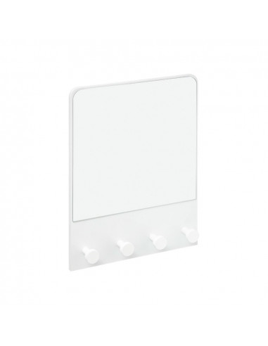 Miroir mural avec cintre blanc 50x37x6cm
