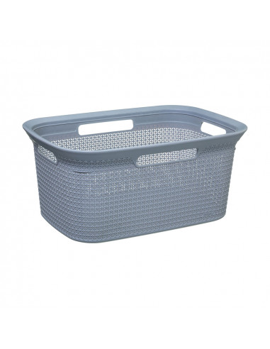 Panier a vetements couleur gris 45lt 59x41x27,5cm