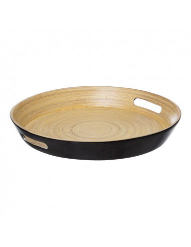 Plateau bambou 42cm collection 'noir kitchen'