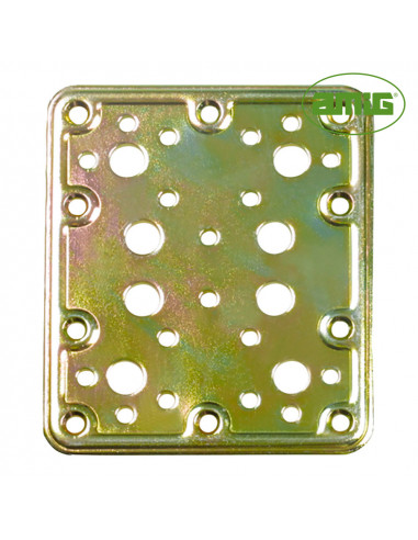 S.of. plaque 504-200x100 acier bicrome(s) 12128 amig
