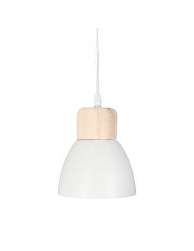 Plafonnier blanc 19x15cm ampoule e14 non inclus