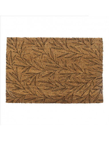 Paillasson 60x40 cm modèle feuille edm