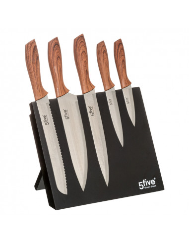 Support aimant avec 5 couteaux 32x23.2x19cm