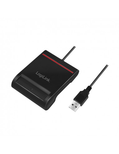 Lecteur de carte a puce et dnie, usb externe logilink