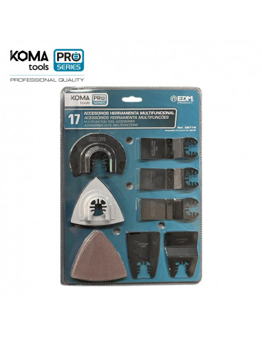 Kit17 accessoires outils multifonctions 08765 outils koma tools pro series battery