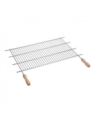 Barbecue en zinc. manches en bois sauvique 80x40cm