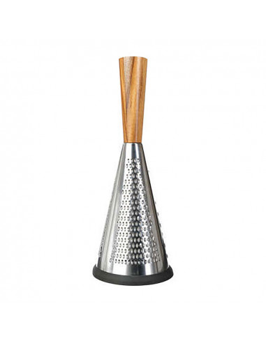 Râpe à bois avec pince acacia 25,2x 11 cm.