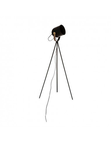 Lampe trépied modèle "action" e27 136cm couleur noire