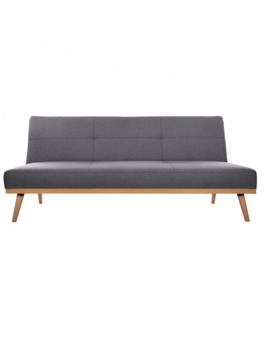 Canapé-lit gris foncé 182x80x80cm 'dohan'