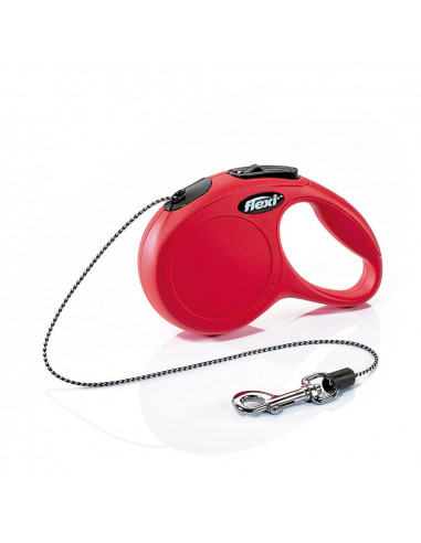 Cordon spécial flexi classic cat pour chats couleur rouge nayeco