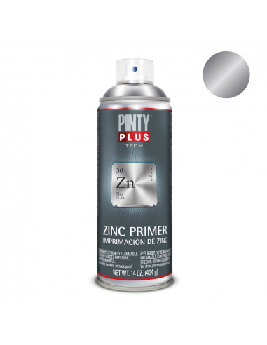 Peinture en aérosol pintyplus tech apprêt de zinc 520cc z169