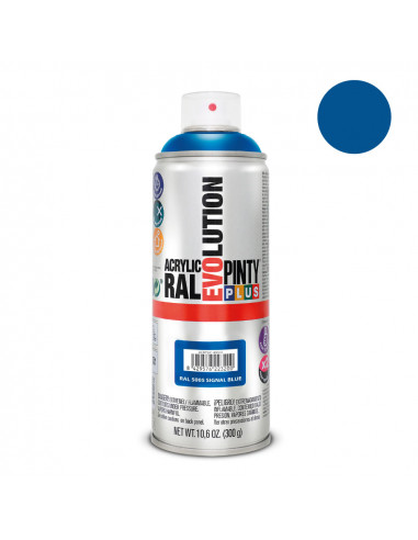 Peinture en aérosol pintyplus evolution 520cc ral 5005 bleu de sécurité
