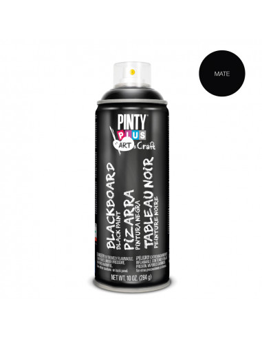 Peinture en aérosol pintyplus art & craft tableau noir 520cc noir