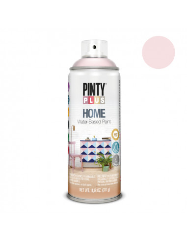 Peinture en aérosol pintyplus home 520cc light rose hm117