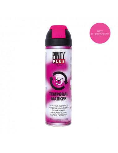Peinture en aérosol pintyplus tech marqueur d'evénements 650cc cerise t184