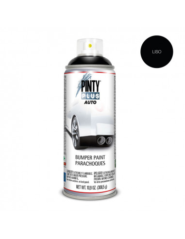 Peinture en aérosol pintyplus auto 520cc pare-chocs finition lisse bl104 noir