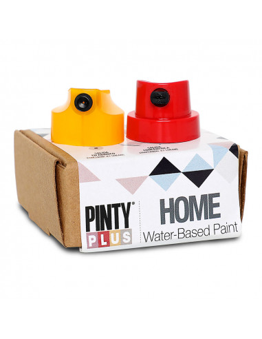 Pintyplus home - carton avec 2 diffuseurs- rouge et jaune