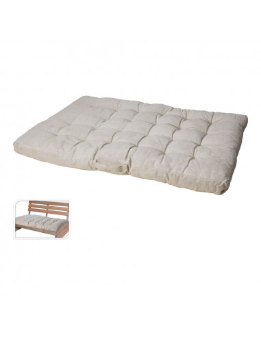 *dernieres unites* coussin de base pour canapé de type palette. couleur: beige 80x120x8cm