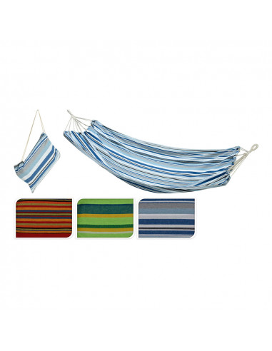 Hamac coton et polyester 100x200cm couleurs assorties