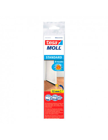 Bourrelet sous porte pvc blanc 1m x 37mm tesa
