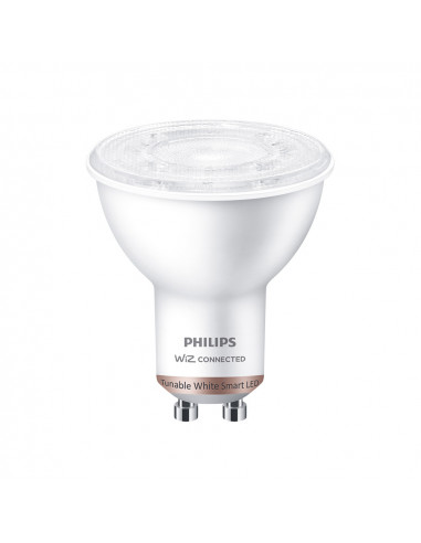 Ampoule led gu10 4.7w 2.700k-6.500k 345 lm wifi philips wiz.