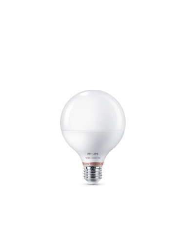 Ampoule globe e27 11w 2.700k-6.500k 1055lm wifi philips wiz