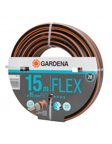 Tuyau flexible d'irrigation ø15mm (5/8") rouleau 15m. gardena