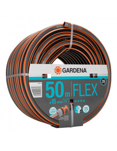 Tuyau flexible d'irrigation ø15mm (5/8") rouleau 50m. gardena