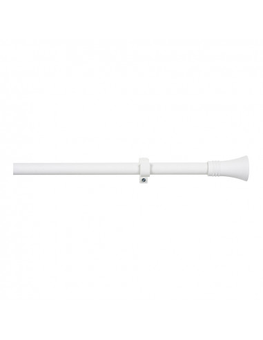 Kit barre rideau cne extensible de 110 à 200cm blanc stor planet