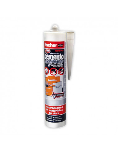 Ciment express gris foncé - 310 ml 512348 fischer