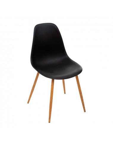 Chaise de salle a manger noire col.'taho' 47x53x85cm