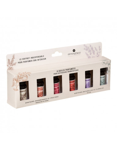 Set 6 huiles essentielles pour diffuseur
