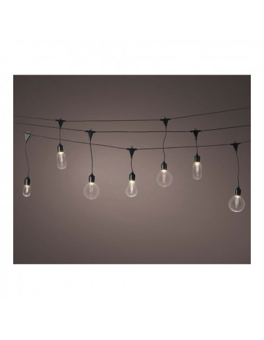 Guirlande ampoules exterieur 14,5m 20 leds ip44 lumière chaude lumineo