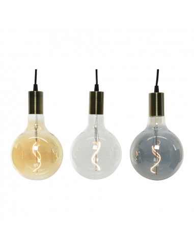 Ampoule décorative couleurs assorties (clair-ambre-fumée) ip44.ø15x15cm