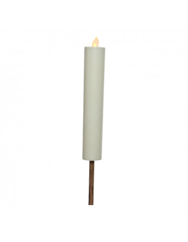 Bougie soleil effet flamme ø4x90cm lumineo