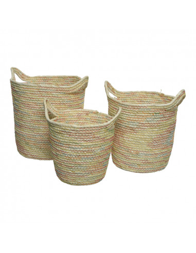 Set3 paniers couleur sable