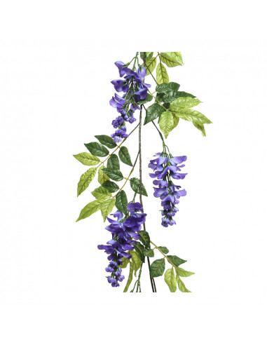 Branche artificielle de glycine (glycine) lilas 150cmbranche artificielle de glycine (glycine) lilas 150cm