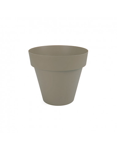 Pot d'injection couleur taupe ø14cm