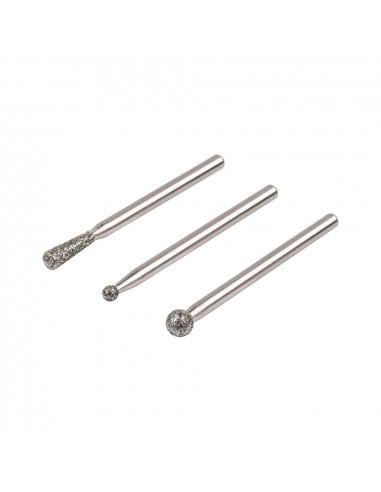 Set 3 roues diamant sphériques et coniques 5988000 wolfcraft