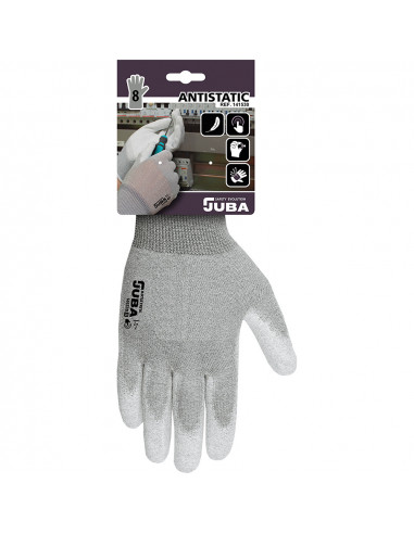Gant antistatique nylon / fibre de carbone taille 8 juba