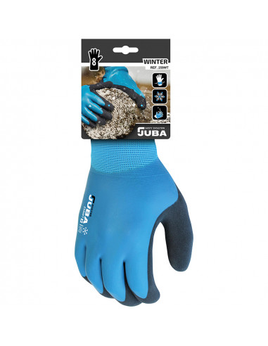 Gant de travail a froid polyester / nylon / nitrile taille 9 juba