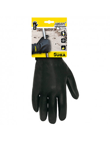 Gant de travail a froid mousse nitrile / doublure polaire taille 7 juba