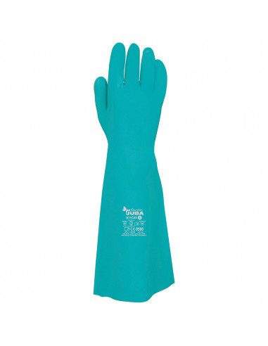 Gant de travail piscine satin nitrile taille 8 juba