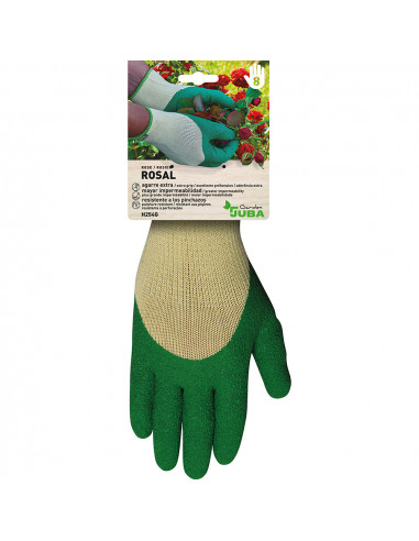 Gant de jardinage polyester / latex taille 8 juba